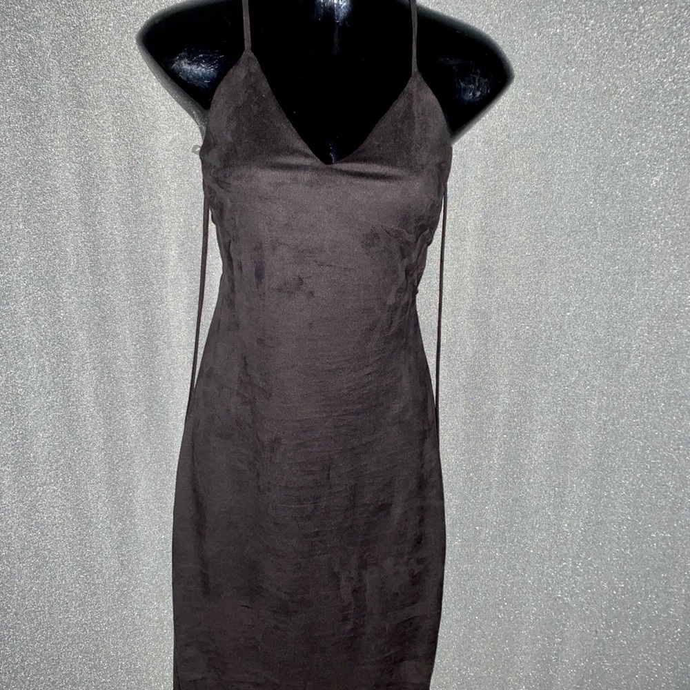 Velvet black long dress !new with tags